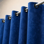 Jacquard Curtains - Blue