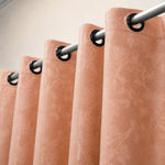 Jacquard Curtains - Peach