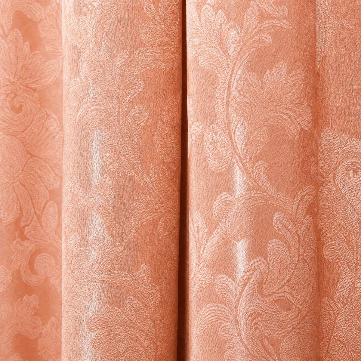 Jacquard Curtains - Peach