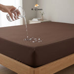 Water Proof Mattress Protector - Brown