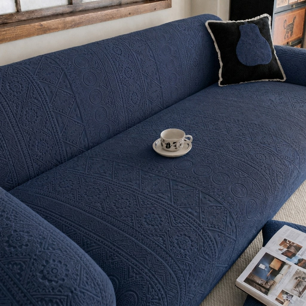 Bohemian Sofa Cover - Blue