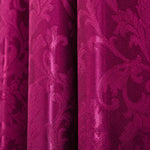 Jacquard Curtains - Maroon