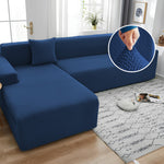 stripe jacquard sofa cover navy blue sofa cover.