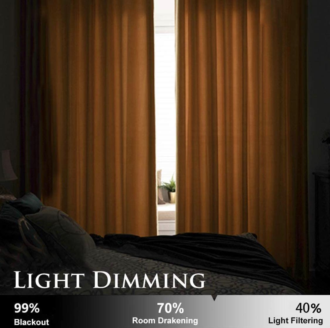 premium velvet curtain golden