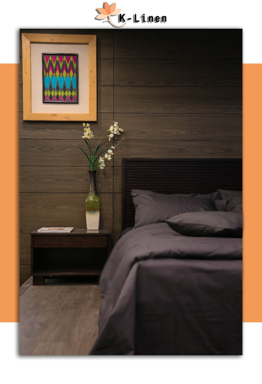 solid bridal bed sheet grey bed sheet.