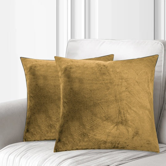 velvet premium cushion cover golden 1 cushion cover.
