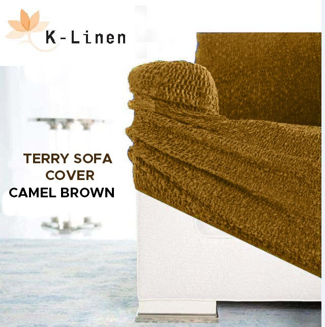 terry sofa cover brown sofa cover.