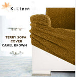 terry sofa cover brown sofa cover.
