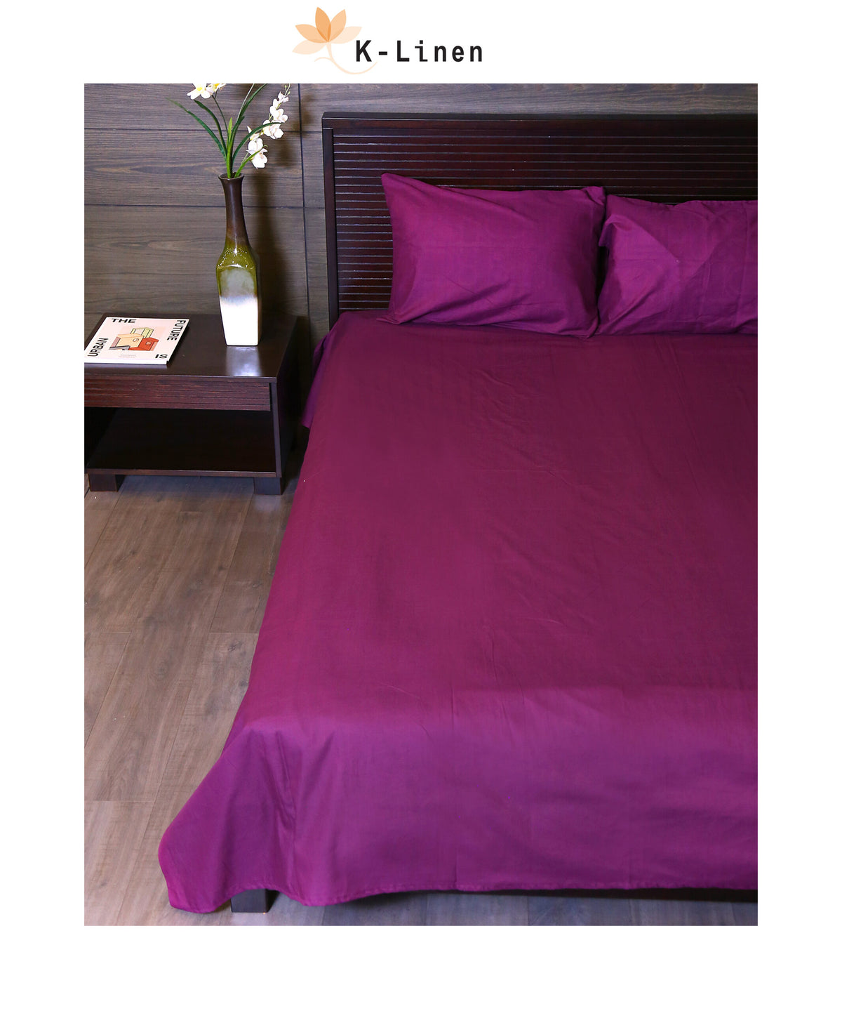 dark purple solid bed sheet set bed sheet set.