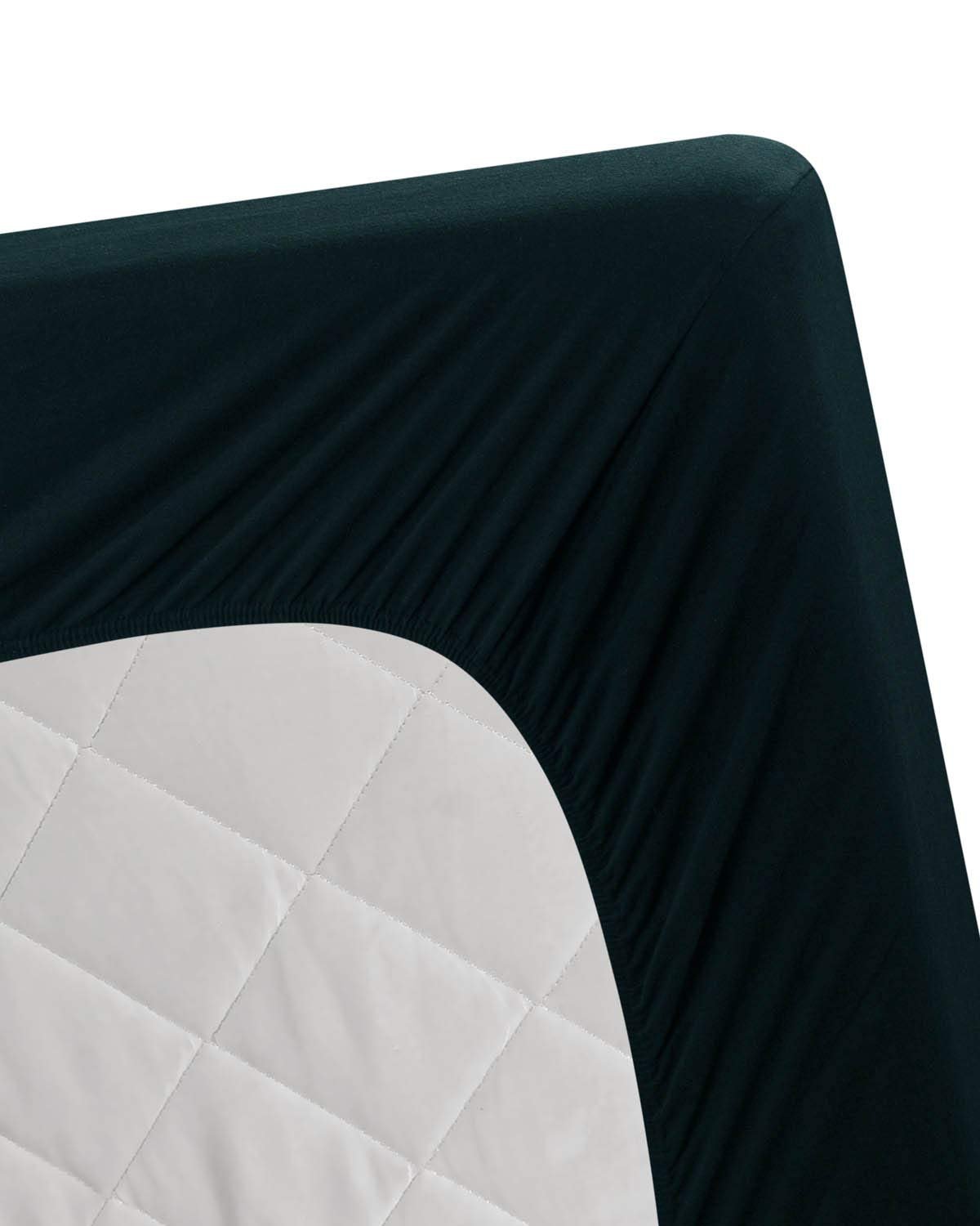 Jersey FItted Sheet - Black