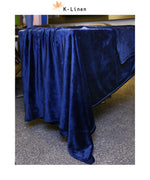navy blue microfiber plush blanket blanket.