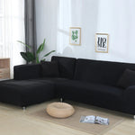 l shape jersey sofa cover black sofa cover.