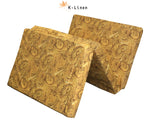 portable mattress yellow texture dining table mat set.