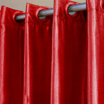 premium net curtains red
