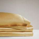 premium satin sheet golden