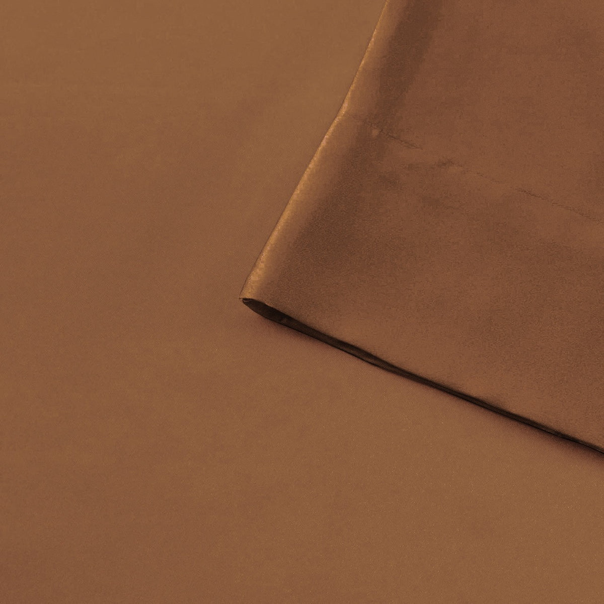 premium satin sheet brown