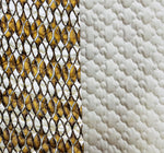 quilted bedspread set golden white