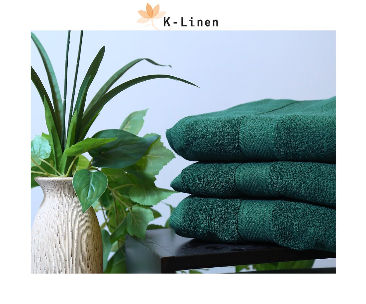 zero twist towel green 1 towel.