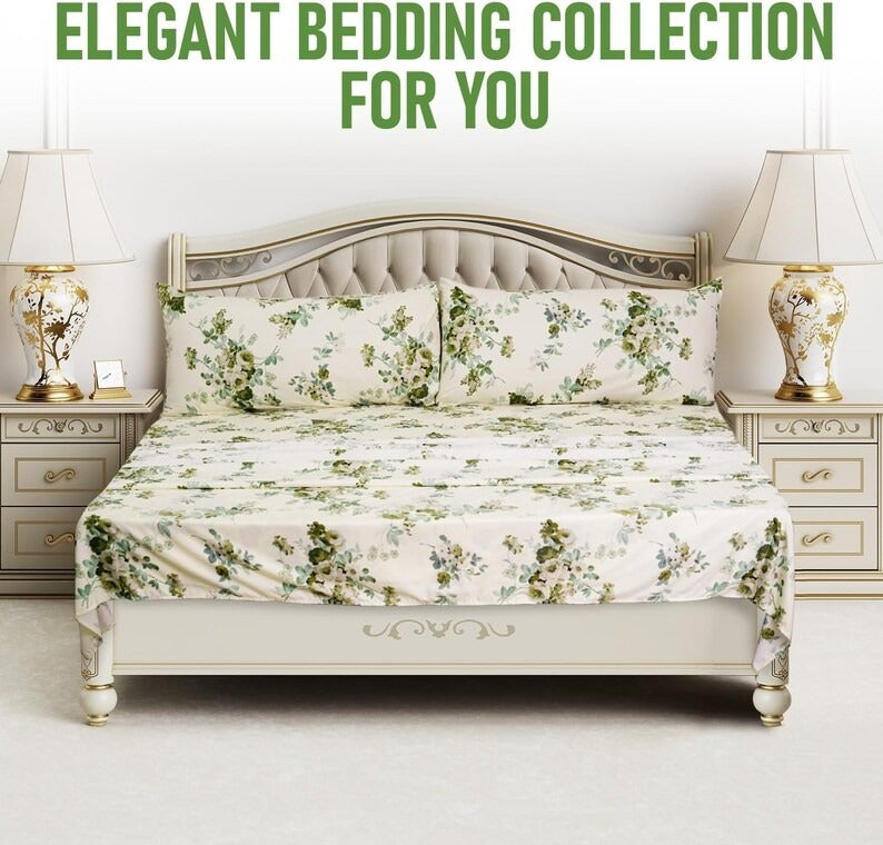 Lime Green Bed Sheet Set