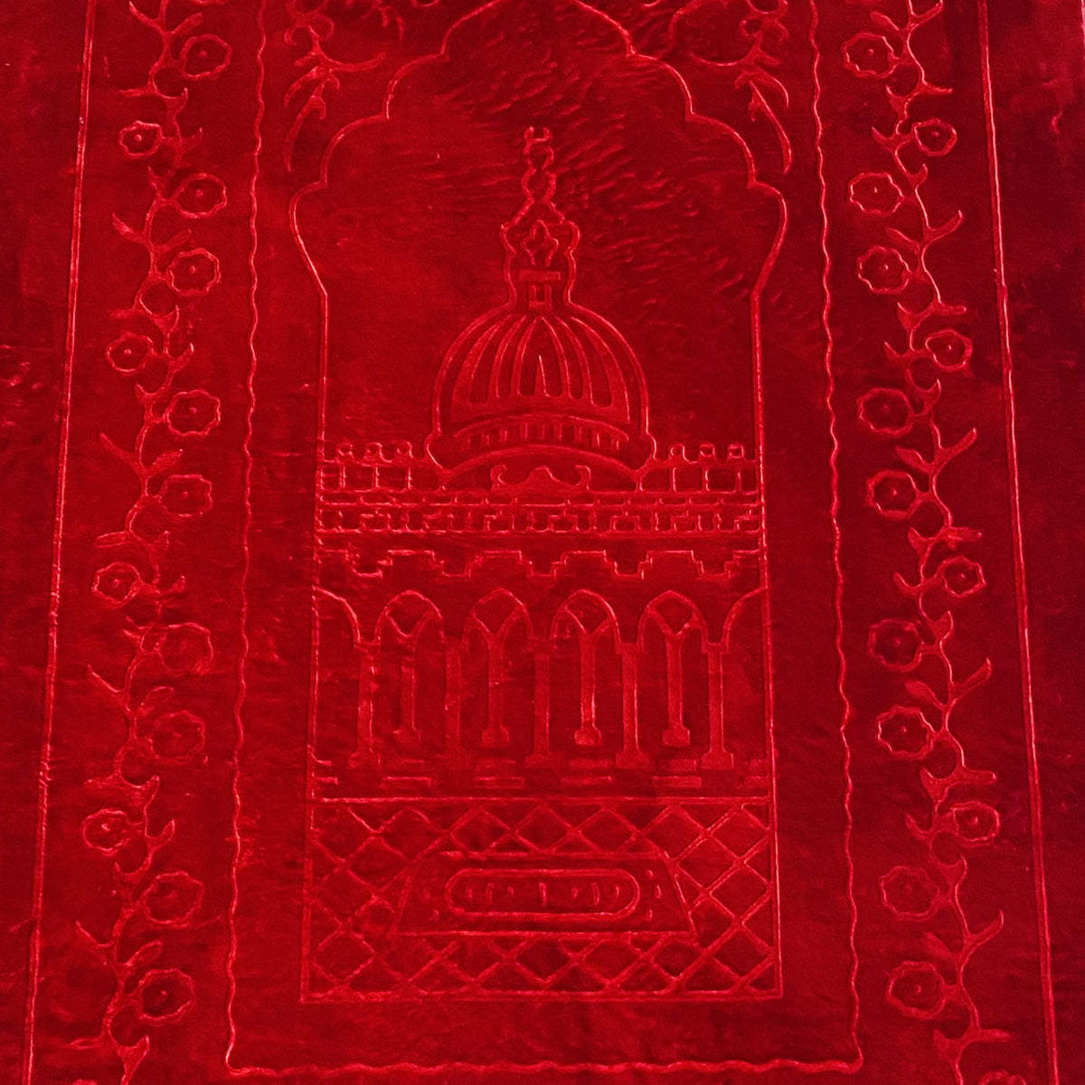 premium velvet prayer mat qalb