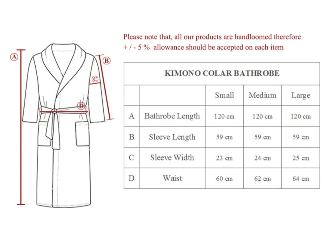 Set Of 2 Velour Bathrobes - Red