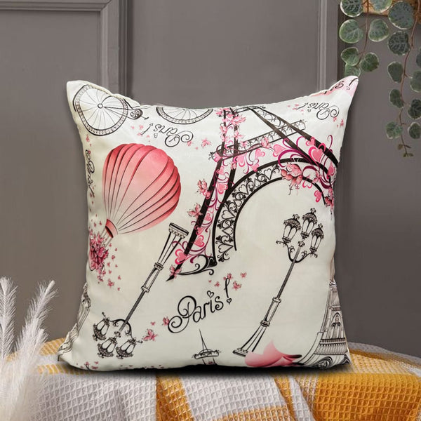 Digital Printed Silk Cushion Cover - Lumiform - Pack Of Two