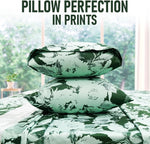 Hunter Green Leaves Bed Sheet Set