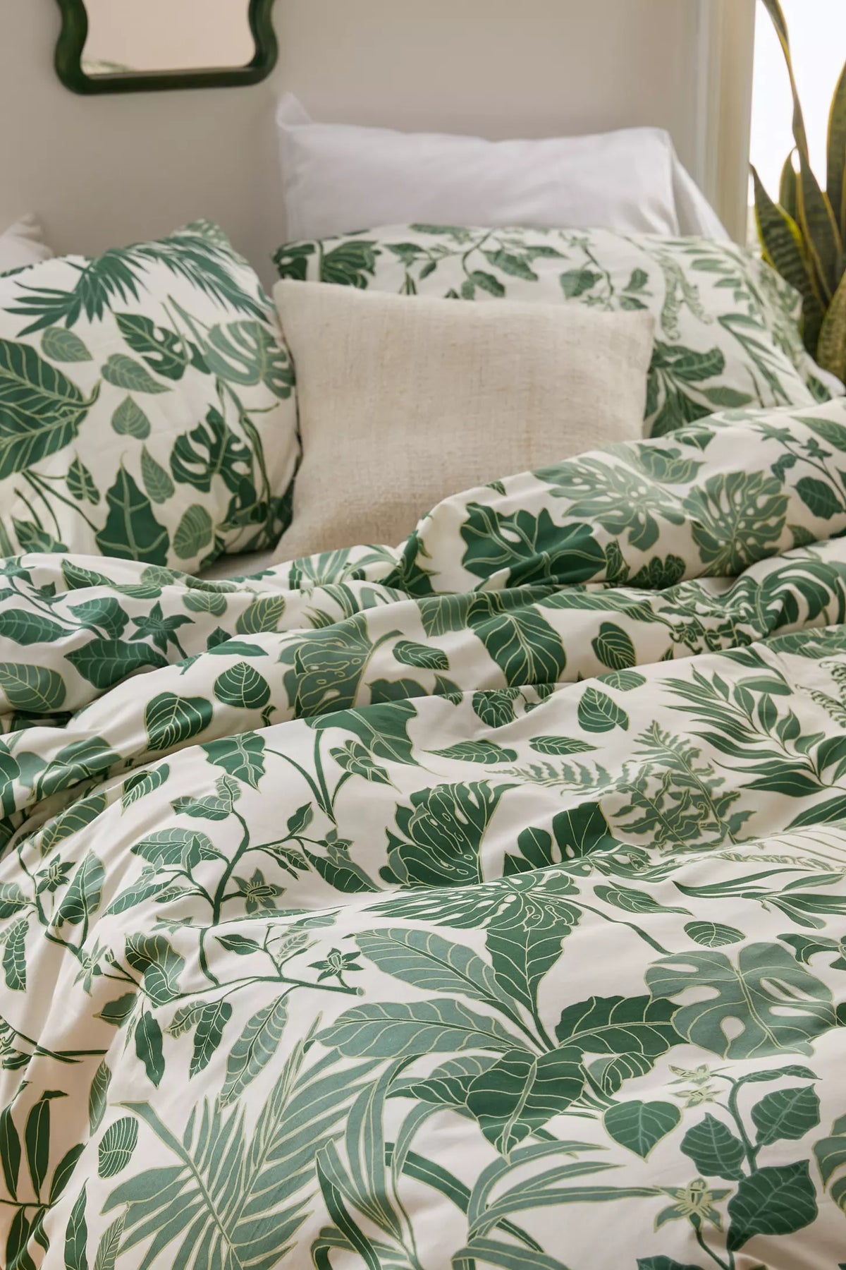 greenery bed sheet set percale bed sheet set.