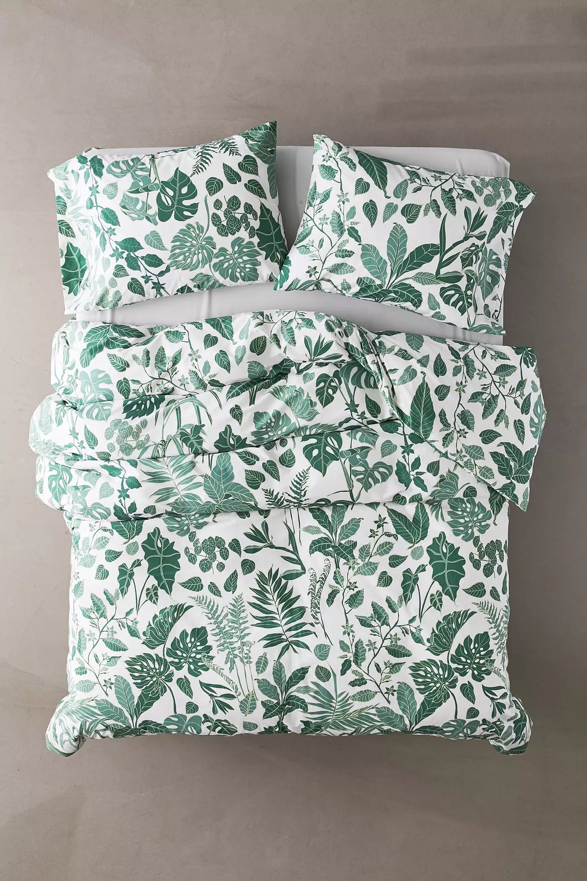 greenery bed sheet set percale bed sheet set.