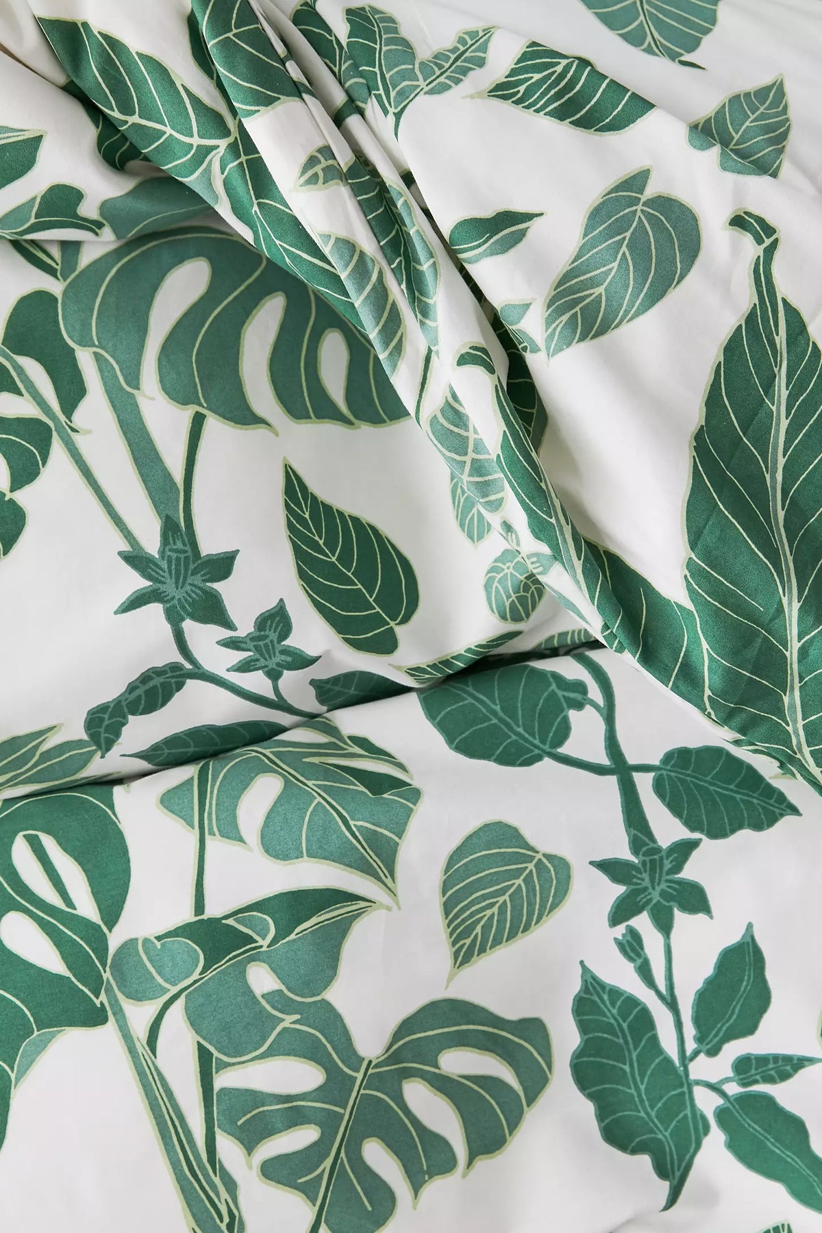 greenery bed sheet set percale bed sheet set.