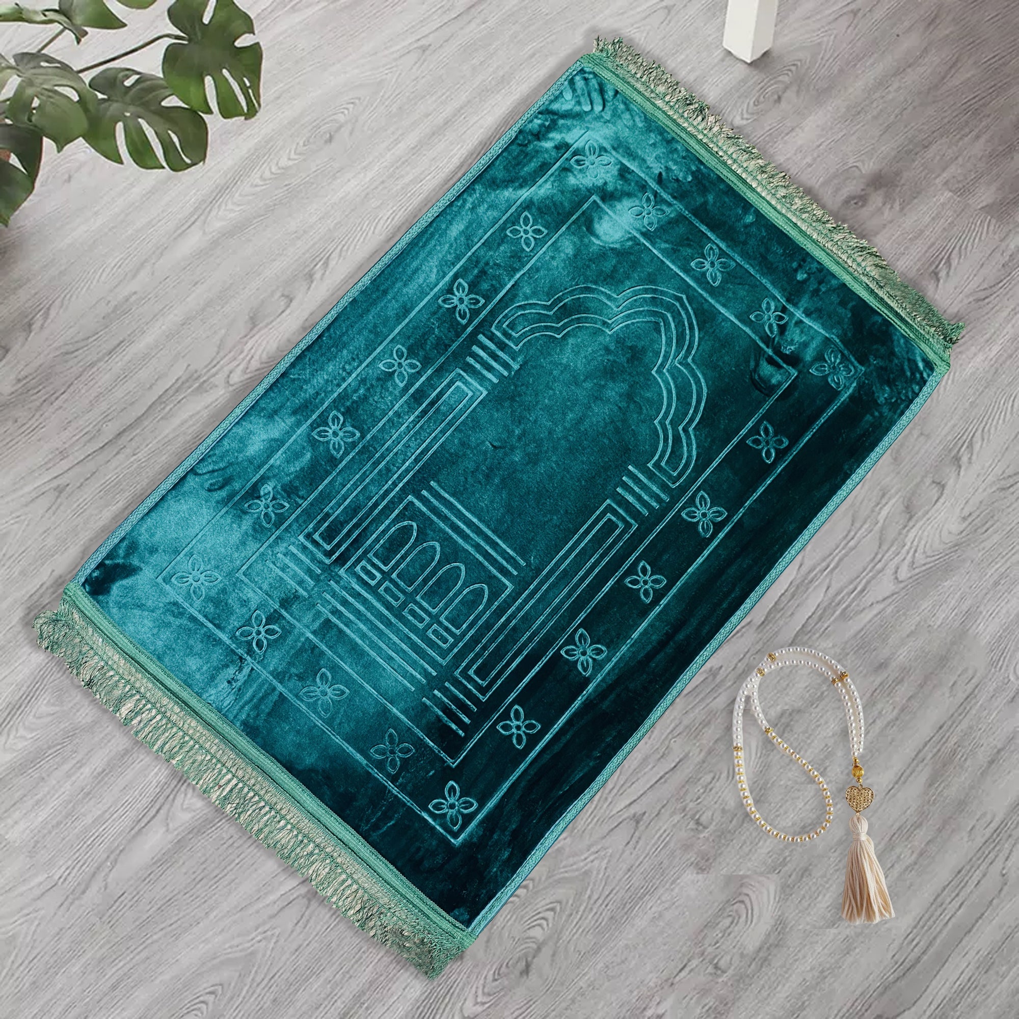 Premium Velvet Prayer Mat - Tazkiyah