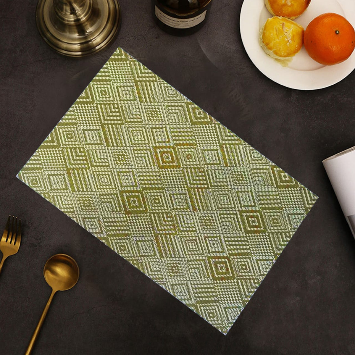 6 piece table matt aura dining table mat set.
