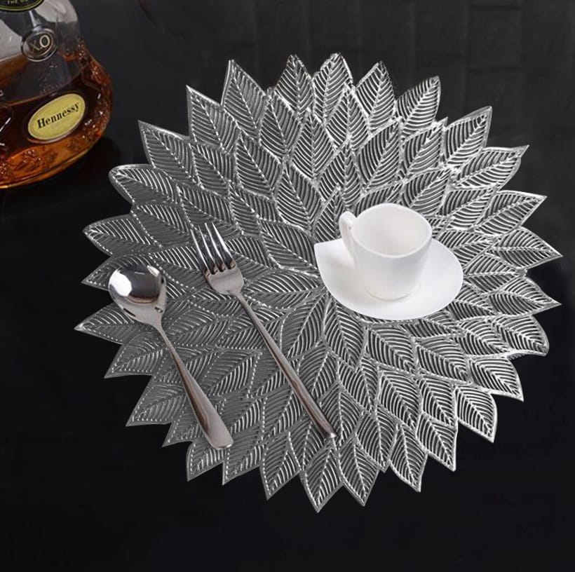6 piece table matt radiance dining table mat set.