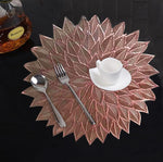 6 piece table matt radiance dining table mat set.