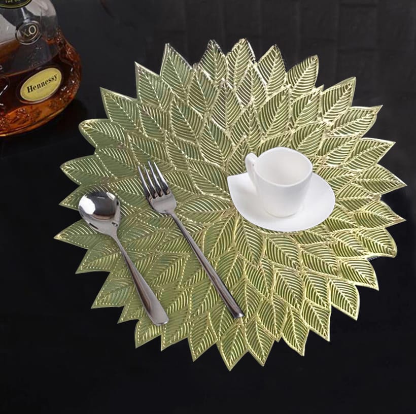 6 piece table matt radiance dining table mat set.