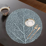 6 piece table matt mesh dining table mat set.