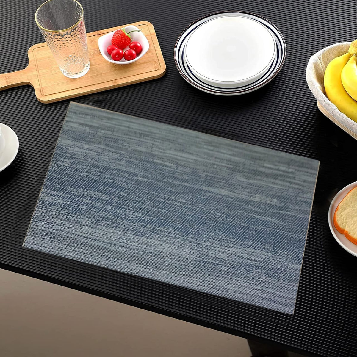 6 piece table matt posh dining table mat set.