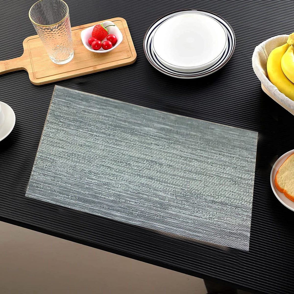 6 piece table matt retreat dining table mat set.