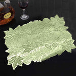6 piece table matt vine dining table mat set.