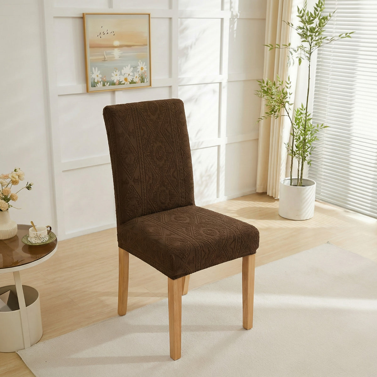 Bohemian Chair Cover Brown