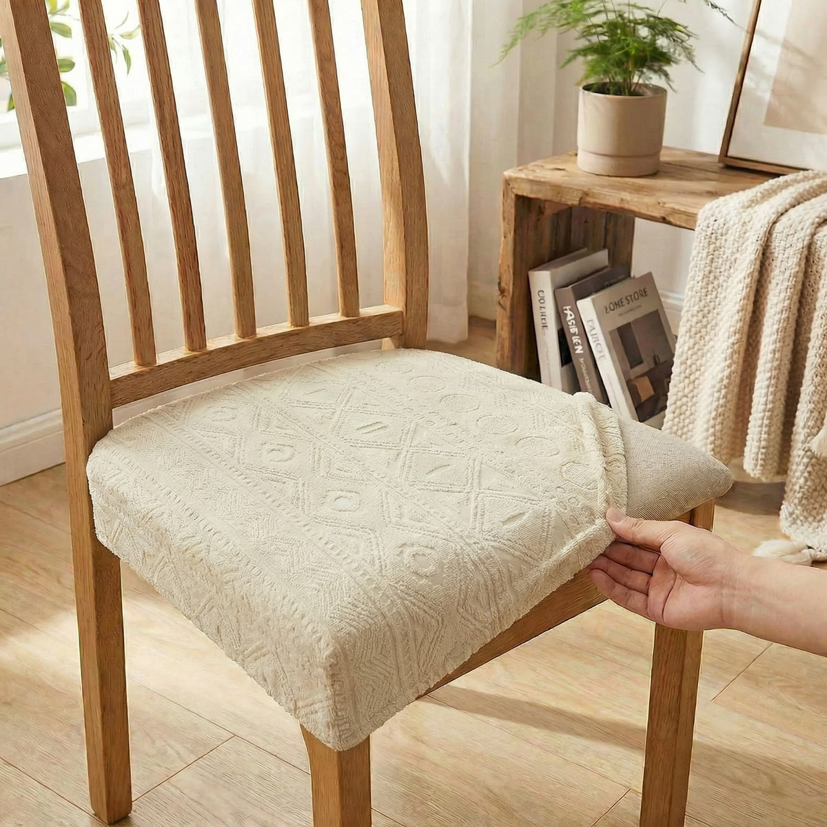 Bohemian Seat Cover Beige