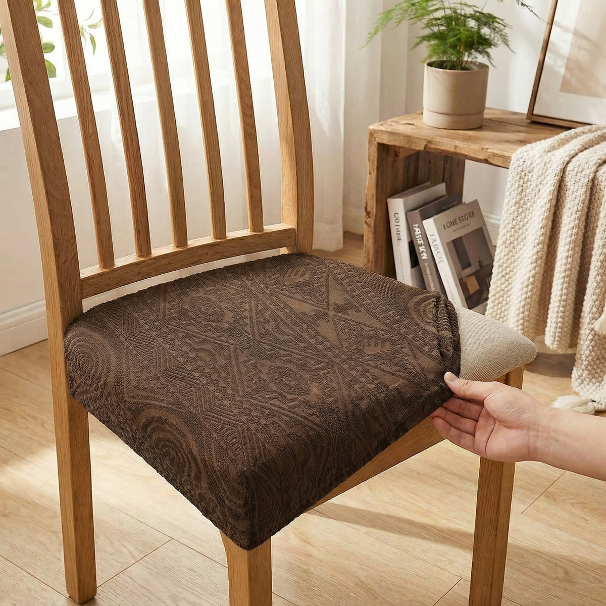 Bohemian Seat Cover Brown