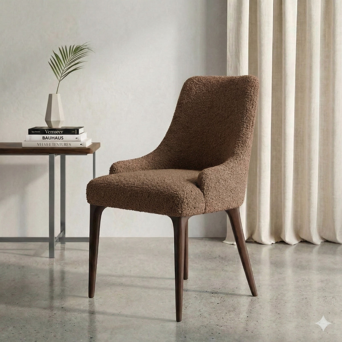 Terry Turkish Chair Cover -Brown