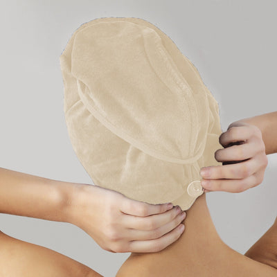 FREE GIFT | Hair Turban / Hair Towel  - Beige