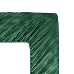 Cotton Sateen Stripe Fitted Sheet 3 Pcs Green 