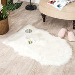 diamond shape furry rug