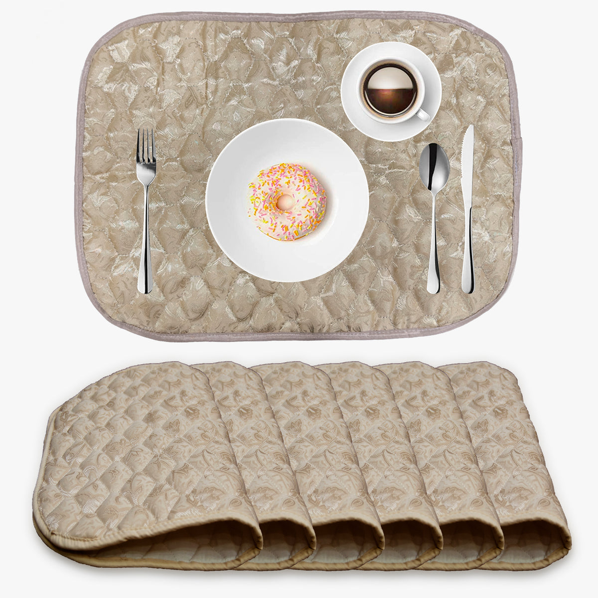 dining table place mat dark grey