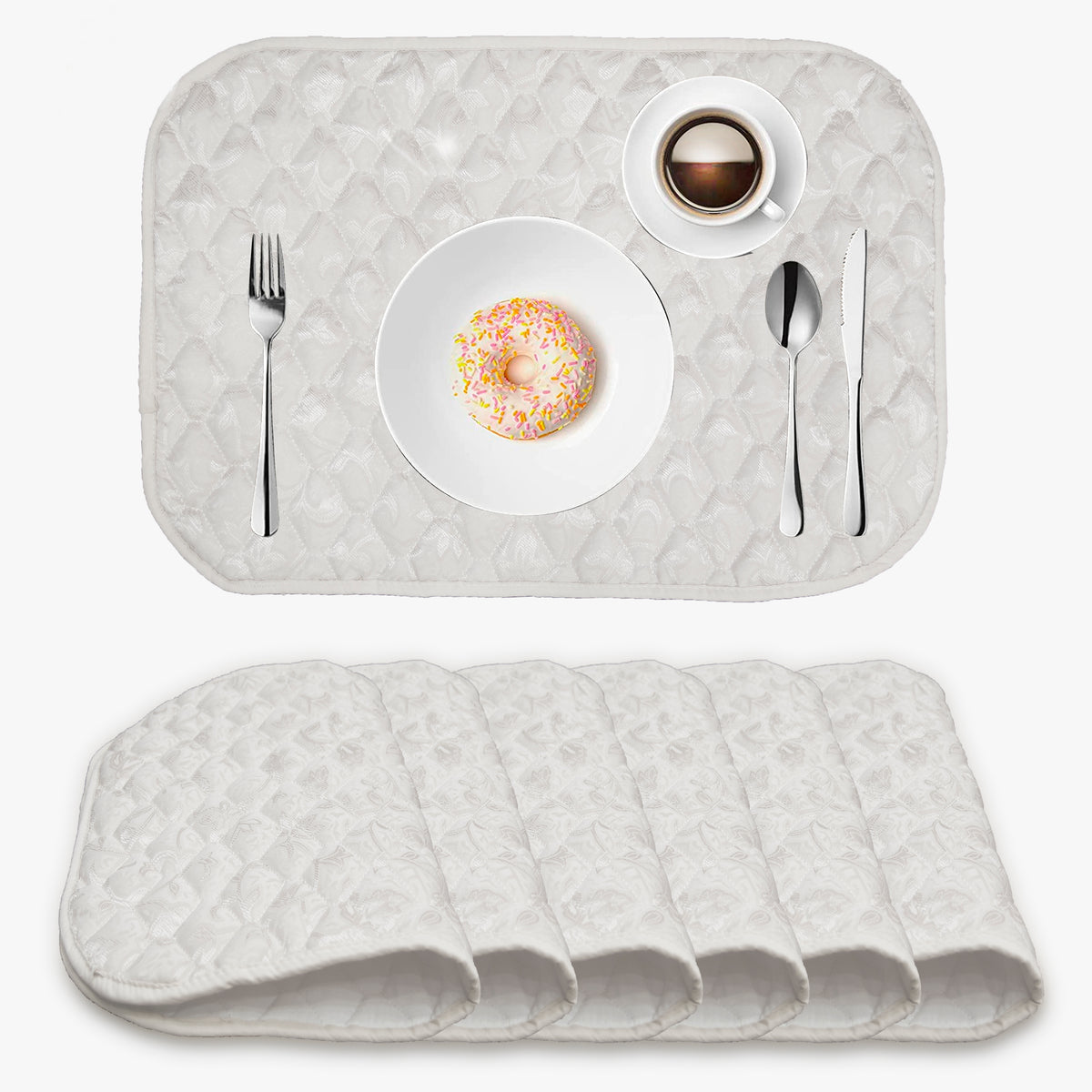 dining table place mat grey