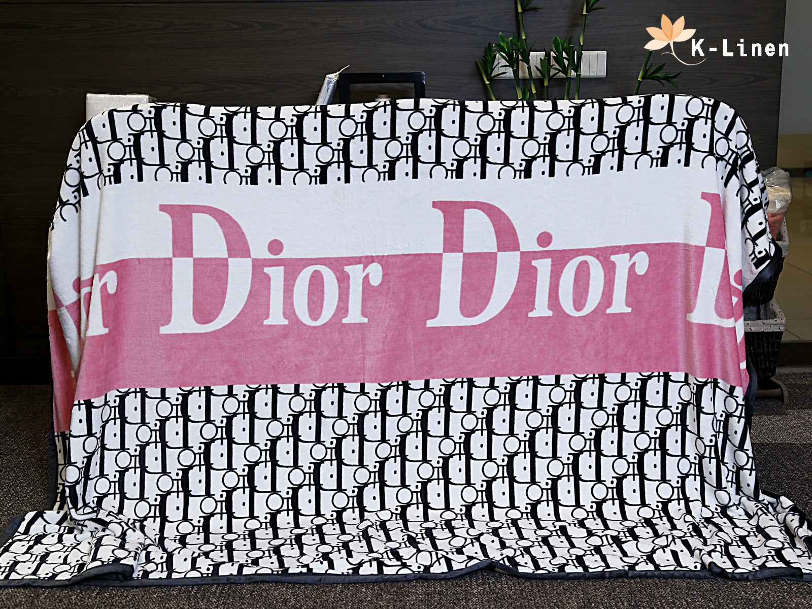 Printed Fleece Blanket - Dior