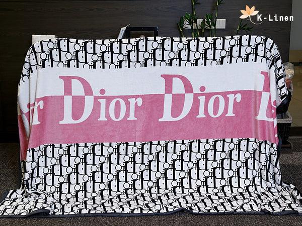 Printed Fleece Blanket - Dior